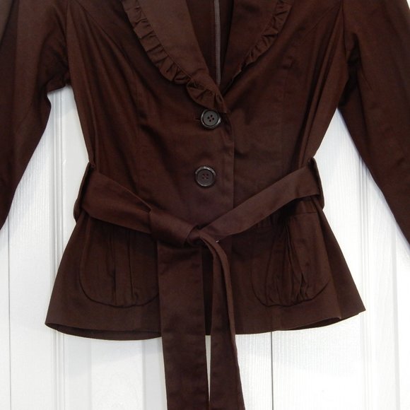 Seductions Brown Woman’s or Junior’s Blazer in size XS - Picture 2 of 12
